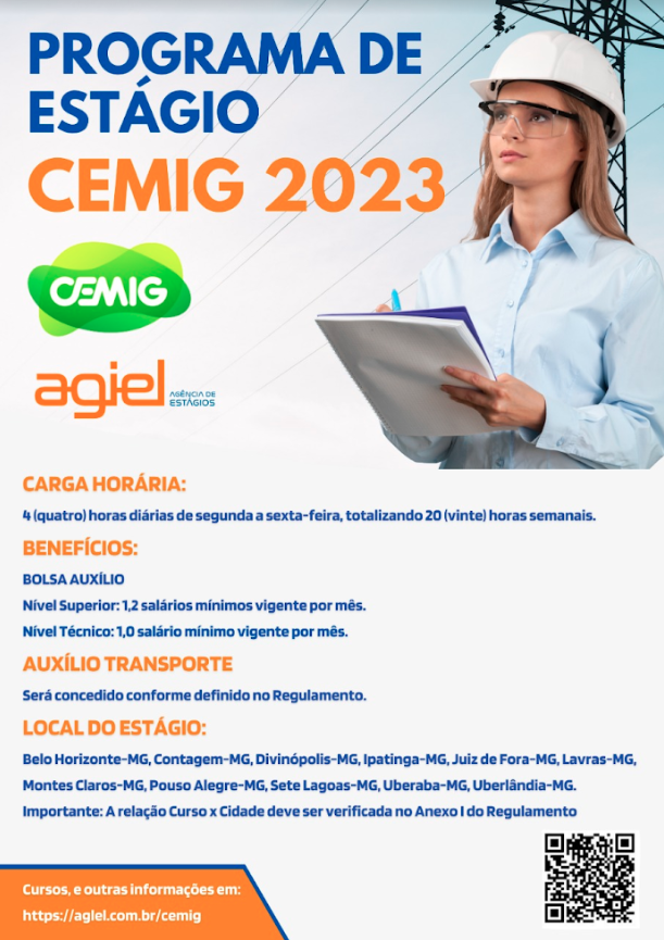 Programa de estágio CEMIG – 2024 – Graduação em Direito